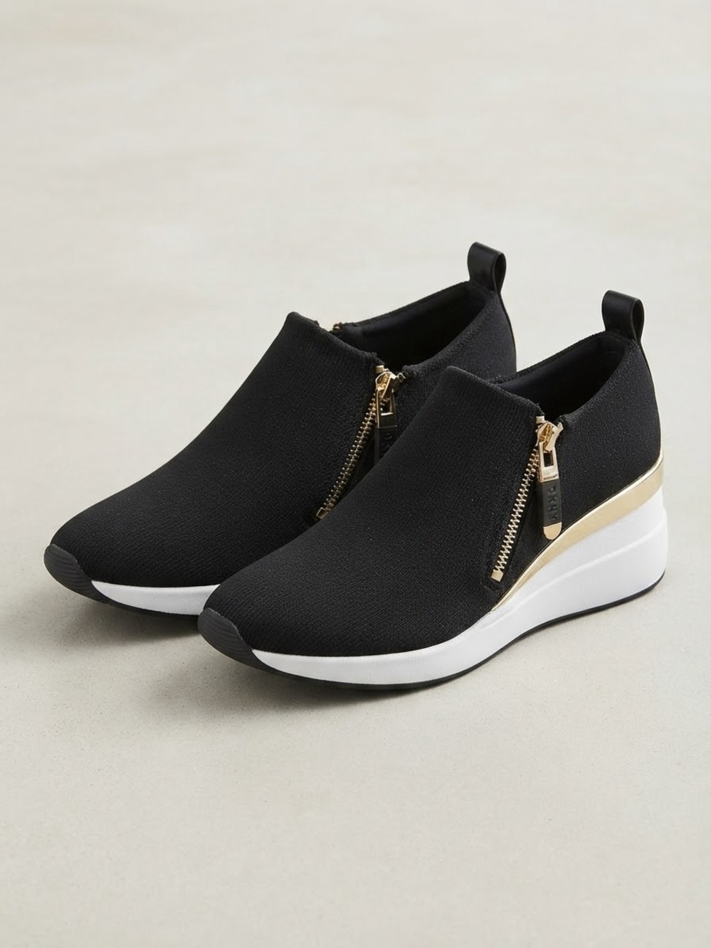 DKNY wedge shoes ,size 7.5 sporty chic, streetwear,